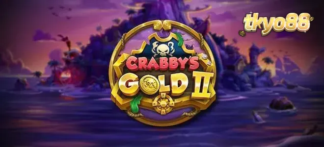 Tampilan visual slot Crabby’s Gold II dengan tema bajak laut dan mekanisme gulungan 6